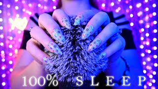ASMR Mic Scratching That Will Make You So Sleepy + Rain & Inaudible Whispers - 4 HOURS!
