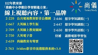 112年教育部「推動中小學數位學習精進方案」強力推薦第二名：大英教育圖庫！