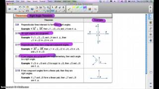 2-8 Proving Angle Relationships