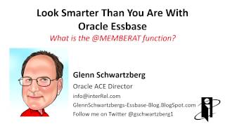 Essbase @MEMBERAT Function