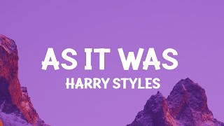 Harry Styles As It Was...