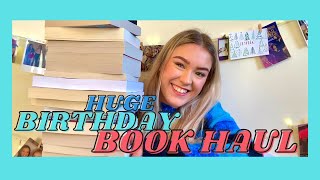 BIRTHDAY BOOK HAUL - 21st birthday book haul || booksforamie