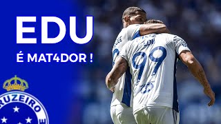 GOL DO EDU CRUZEIRO | GOL DO RAFA SILVA | CRUZEIRO E SAMPAIO CORRÊA | TORCIDA DO CRUZEIRO | RONALDO