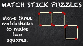 5 Interesting Matchstick puzzle  #2. Can you solve these matchstick puzzles ?