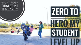 My Student from Zero to Hero: Stunt Riding Progression ft Tulsi