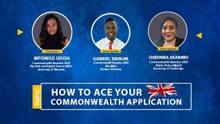 HOW TO ACE THE COMMONWEALTH SCHOLARSHIP