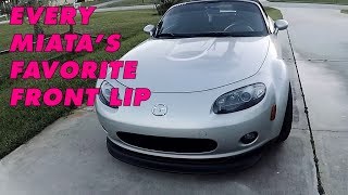 Does it fit? | Installing the Ebay GV Style Front Lip | NC Miata