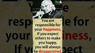HAPPINESS 😍🔥~ Dr. Apj Abdul Kalam Sir Quotes ~ Motivation / #quotes #abdulkalam #y #shorts 😊🤗💯