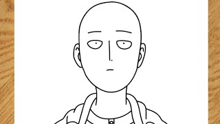 Como desenhar o Saitama passo a passo - One Punch Man