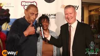 Matt J. Doyle Interviews Hawthorne James & Wife at The eZWay Family Holiday Toy Drive!