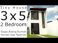 Tiny House 3x5 Meter - 2 Kamar Tidur - Tips Rumah Lahan Sempit