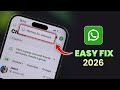 How to Fix WhatsApp Waiting for Network Issue on iPhone! [Easy Guide]