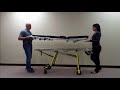 ms3c 330 multi height commercial ambulance stretcher with demo