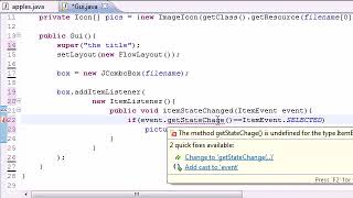 Java Programming Tutorial 69 Drop Down List Program