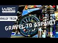 Changing a Rally Car from Gravel to Asphalt in 75 minutes! With rally engineers & rally mechanics.