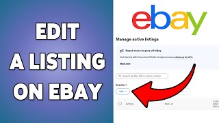 How To Edit A Listing On eBay | Update eBay Listing Details 2026