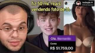 ELE GANHOU 50 MIL REAIS FINGINDO SER UMA DO JOB - Maicon react