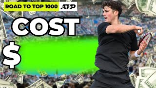 How Much It Costs To Go Pro In Tennis !!