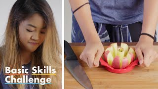 50 People Try to Core and Slice an Apple | Epicurious