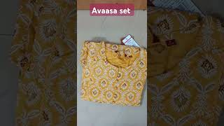 Avaasa set kurta with pant 🥰🤩🥰 #ajio #avaasaset #kurta #ajiohual