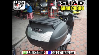 รีวิว NMAX2020 ติดกล่อง🌈SHAD SH40 CARGO มีโปรซื้อพร้อมเบาะพิง @jjbikeshop9383