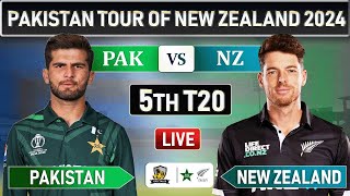 PAKISTAN vs NEW ZEALAND 5th T20 MATCH LIVE COMMENTARY | PAK vs NZ LIVE | NZ LAST OVERS