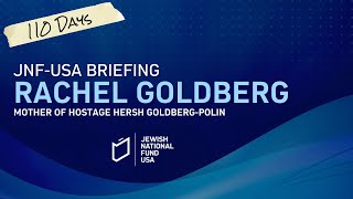 Rachel Goldberg Addressing the JNF-USA Weekly Briefing