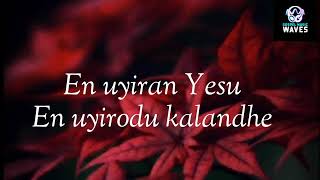 En Uyirana Yesu Lyrics video | Tamil Christian song | என் உயிரான இயேசு | Susan | Gospel Music Waves