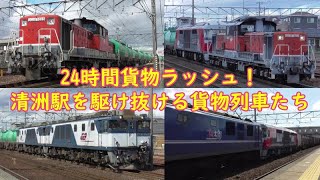 2020.3.11　稲沢界隈を行く貨物列車47本　鳴り響く豪快ジョイント音！　DD51＆ムドDF200など登場します！