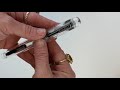 conklin all american exclusive demo gunmetal fountain pen unboxing