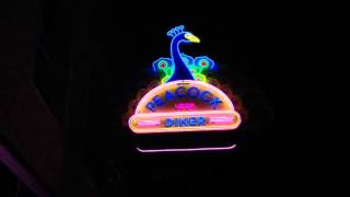 Peacock Diner Sign in Action. By Piros Signs