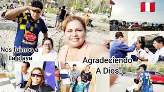 playa sol 🏜️ en familia/ agradeciendo siempre a Dios/ 1era cita de Tony/ VLOGS PERÚ 🇵🇪