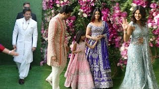Bollywood Celebs Arriving @Mukesh Ambani's Son Akash Ambani MARRIAGE-SRK,Aishwarya,Abhishek,Priyanka