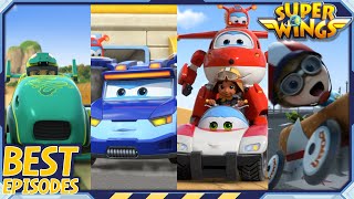 [SUPERWINGS Best] Friends Who Love Cars | Superwings | Super Wings | Best Compilation A16