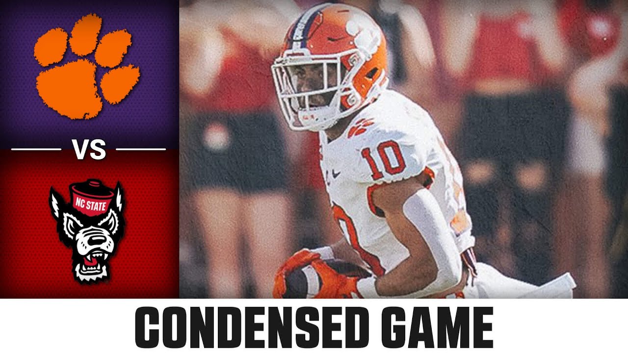 Clemson Vs. NC State Condensed Game | 2023 ACC Football - YouTube