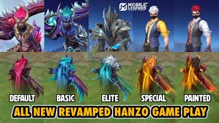 ALL NEW REVAMPED HANZO GAME PLAY | MOBILE LEGENDS