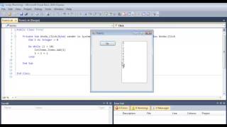 Visual Basic Do While Loop Tutorial Using a List Box - VB.NET Algorithm