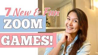 7 NEW EASY ZOOM GAMES TO PLAY | Fun Virtual Game Ideas For All Ages | SIMPLE AND FUN Virtual Games