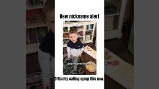 🤣🤣 new nickname alert! #kidsarefunny #funnyshorts #funny