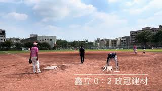 2024/10/13老馬聯盟第一季季後賽 鑫立vs政冠建材