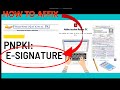 How to Create Electronic Signature for PNPKI Application Form||Tutorial