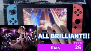 【Switchダンカグ】Ilias　Lunatic　ALL BRILLIANT!!!