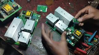 Amron inverter 675VA drive voltage ki problem repair