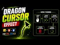 Dragon 🐉 Cursor Effect Using | HTML | CSS | Javascript |