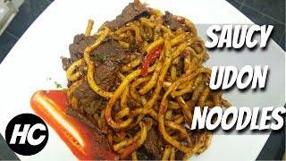 SAUCY BEEF UDON NOODLES - Mmmmmm - #HalalChef