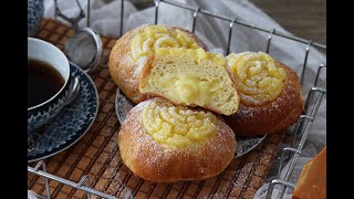 Brioche con crema senza glutine e senza mix commerciali