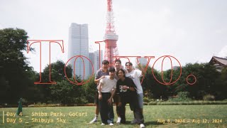 𝐢𝐧 𝐓𝐨𝐤𝐲𝐨. [Day 4 & 5] | Tokyo tower | Go Kart | Shiba-Park | Shibuya Sky | Harajuku