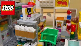 LEGO city update: Supermarket shopping MOC