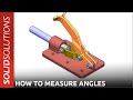 How to Measure angles in SOLIDWORKS