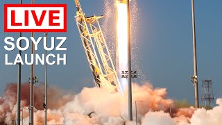 Launch of the Soyuz MS-21 Crew to the ISS